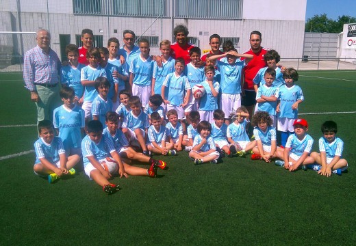 Comeza o Campus de Fútbol da Fundación Celta de Vigo en Oroso, que conta cunha media de 35 participantes por semana